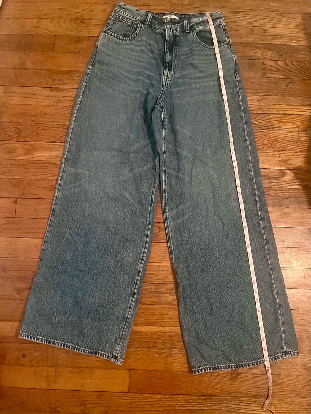 Women’s Madewell Curvy Super wide leg 27 - Picture 5 of 8